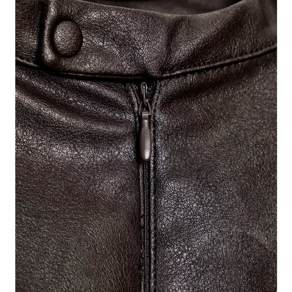 Zara FAUX LEATHER MINI DRESS - Picture 4 of 7